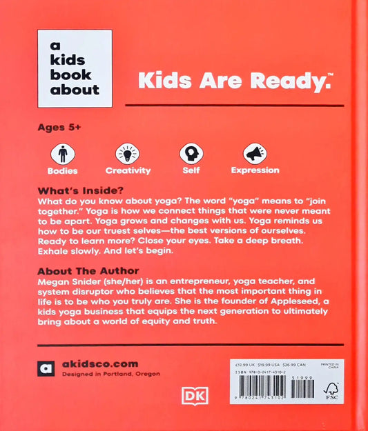 DK A Kids Book About Yoga