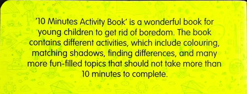 10 Minutes Activity Book - Image #2