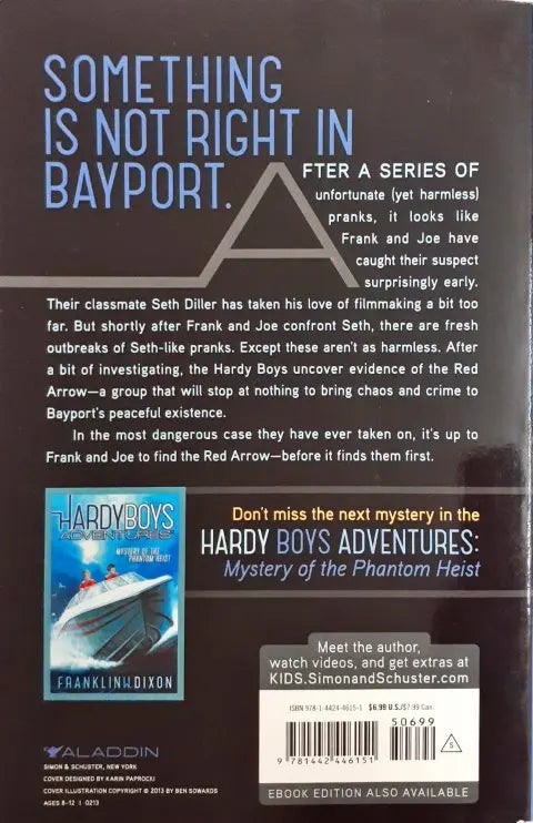 Hardy Boys Adventures Ultimate Thrills Book 1 Secret Of The Red Arrow - Image #2