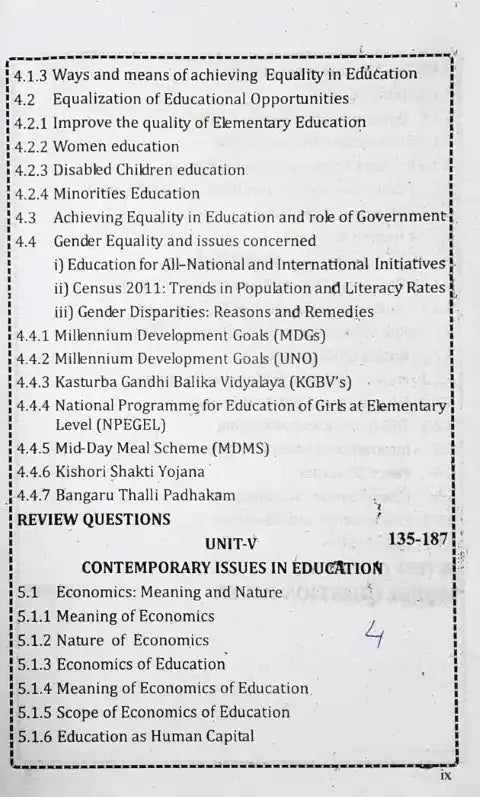 PERSPECTIVES IN SOCIOLOGICAL AND PHILOSOPHICAL BASES OF EDUCATION PDF IN HINDI visual data 3