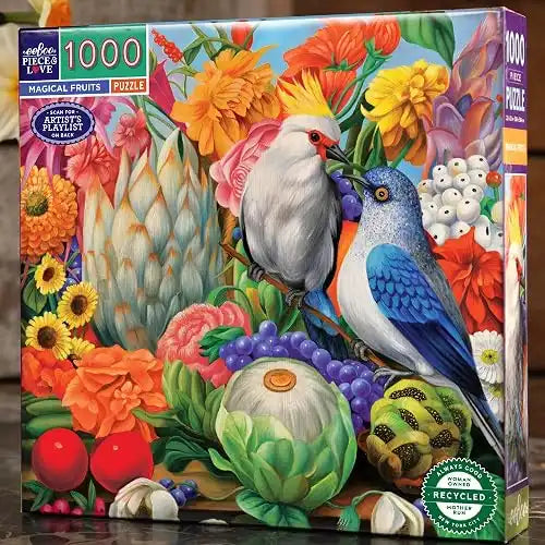 eeBoo Piece & Love : Magical Fruits | 1000-Piece Jigsaw Puzzle for Adults