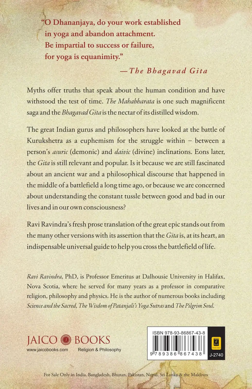 The Bhagavad Gita | Ravi Ravindra