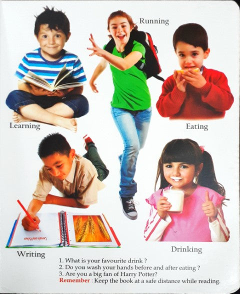 My First Board Book of Action Words - Wipe & Clean