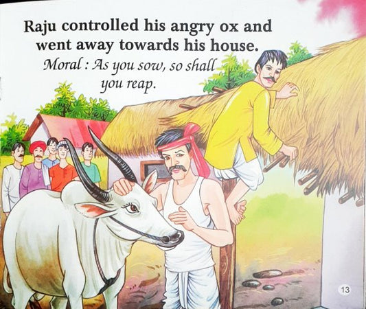 Raju And His Ox - Moral Stories