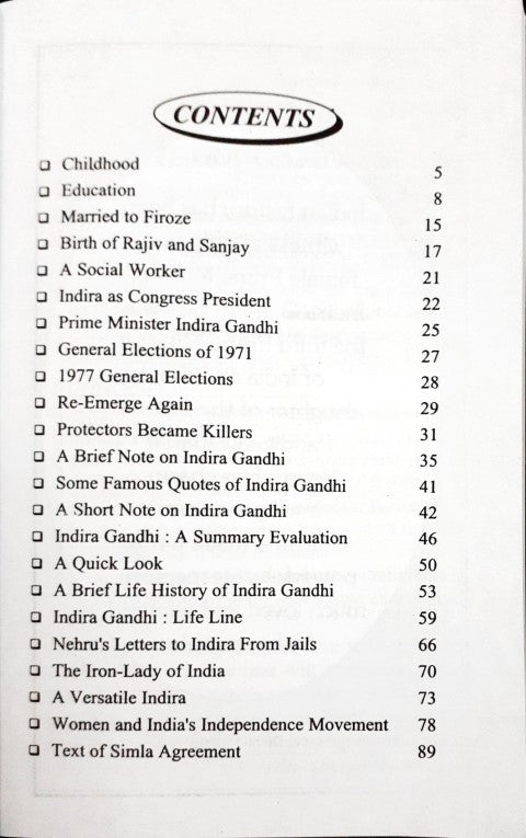 Indira Gandhi Iron Lady Of India