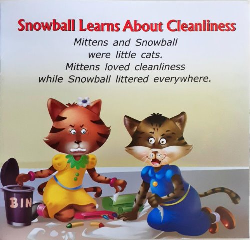 Snowball Learns About Cleanliness Level 2 - Little Friends Moral Stories