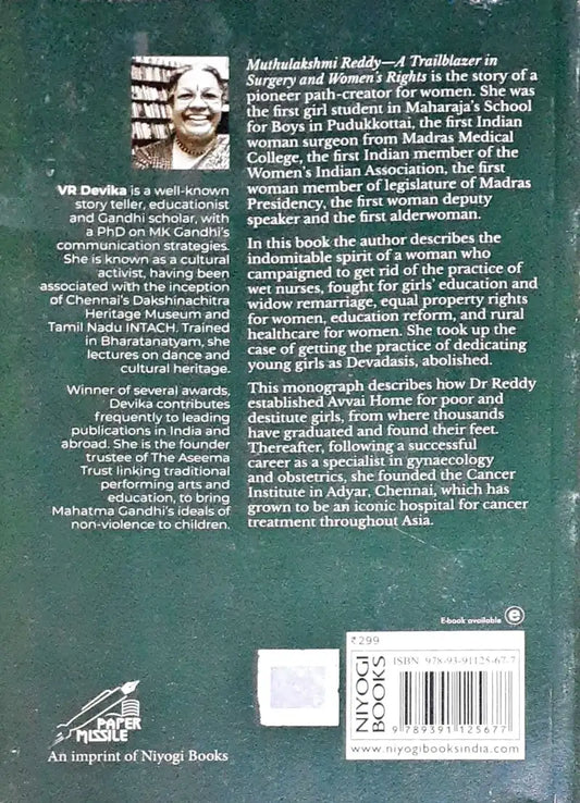 Pioneers Of Modern India Muthulakshmi Reddy A Trailblazer In Surgery And Women's Rights