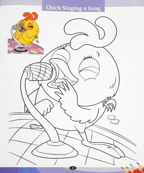 My Copy to Colour PURPLE Develop Your Colouring Skills