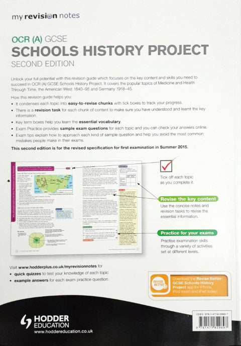 OCR (A) GCSE Schools History Project Second Edition - My Revision Notes