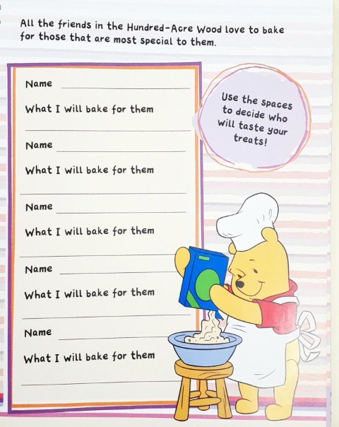 Pooh's Yummy Cookbook (Disney Winnie The Pooh)