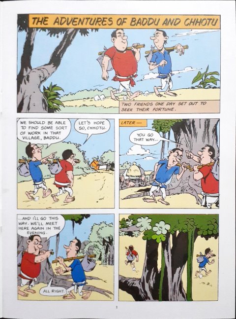 Adventures Of Baddu And Chhotu (Amar Chitra Katha) Vol. 651