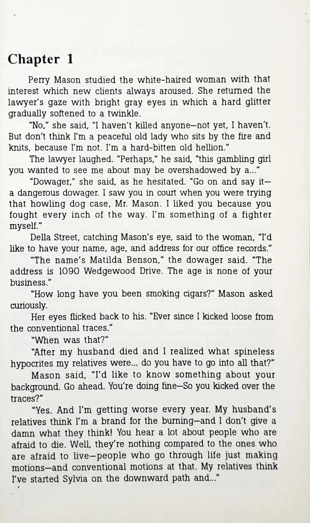 Perry Mason #10 : The Case of the Dangerous Dowager
