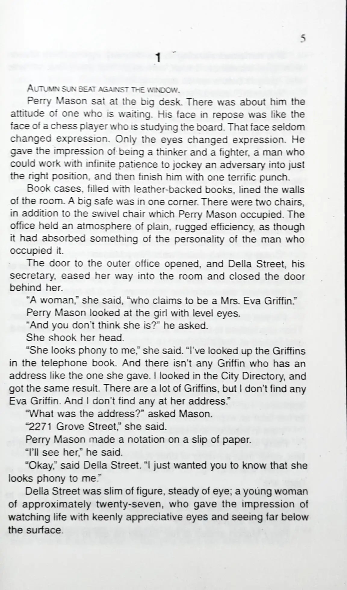 Perry Mason #1 : The Case of the Velvet Claws