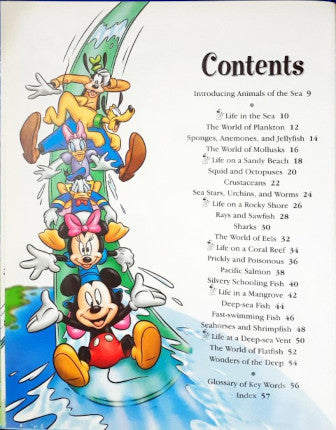 Disney The Wonderful World Of Knowledge: Animals Of The Sea (P)