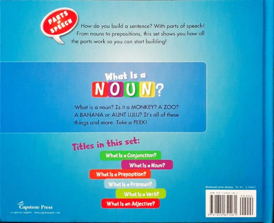 Parts Of Speech What Is A Noun