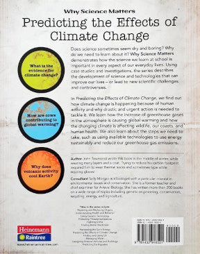 Why Science Matters Predicting Effects of Climate Change