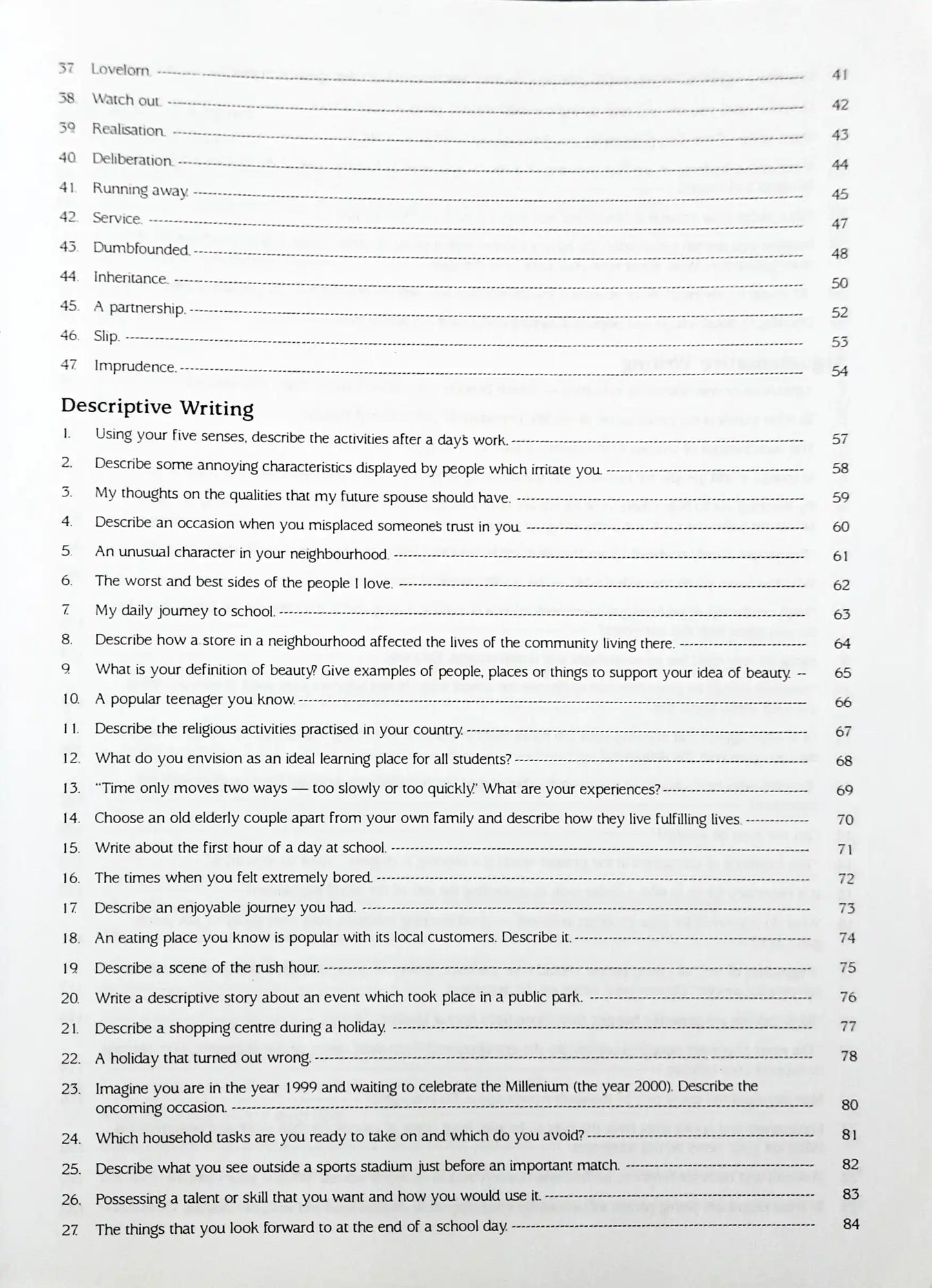 SAP English Model Compositions O Level