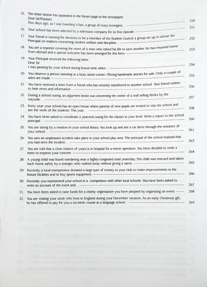 SAP English Model Compositions O Level