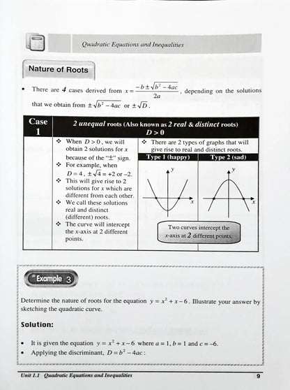 SAP O Level Essential Study Guide: Additional Mathematics - Algebra
