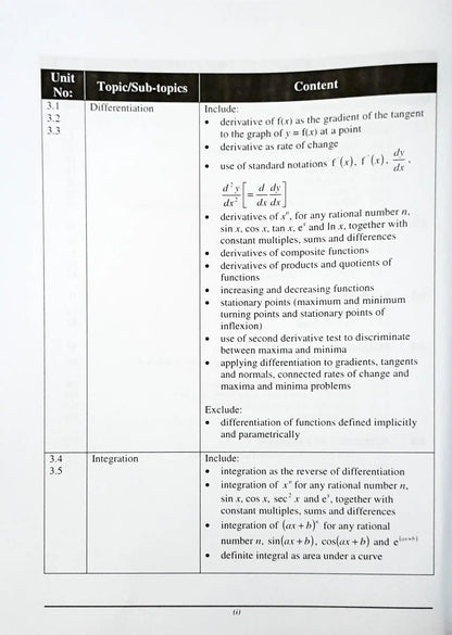 SAP O Level Essential Study Guide : Additional Mathematics - Calculus