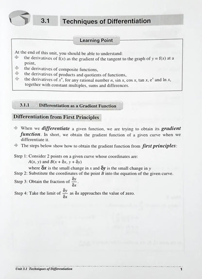 SAP O Level Essential Study Guide : Additional Mathematics - Calculus