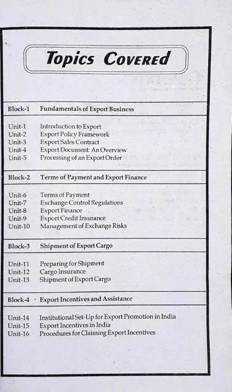 Export Procedures And Documentation AED-01 (P) - Image #2