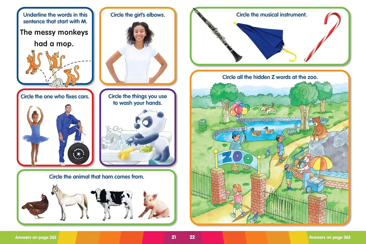Kindergarten 1001 Learning Activities | Steam Workbook