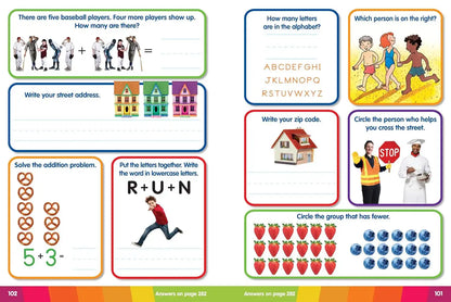 Kindergarten 1001 Learning Activities | Steam Workbook