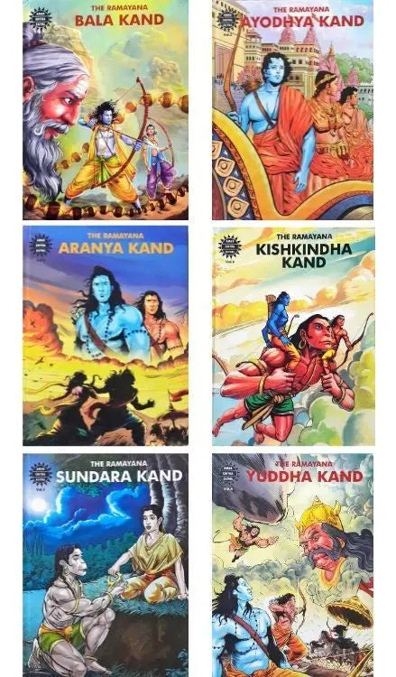 Amar Chitra Katha Valmiki's Ramayana Box Set of 6 Volumes - Image #4