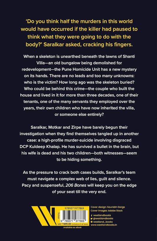 206 Bones : An Inspector Saralkar Mystery
