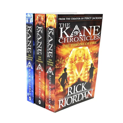 The Kane Chronicles : Set of 3 Books - The Red Pyramid; The Throne of Fire; The Serpent's Shadow - Image #1