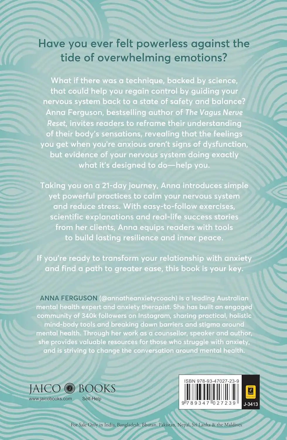 21 Days to a less Anxious You: A toolkit for calming your body and mind