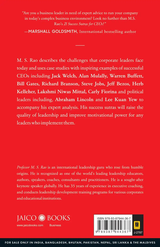 21 Success Sutras for CEOs