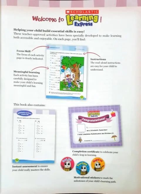 Multiplication And Division With Stickers - Image #1