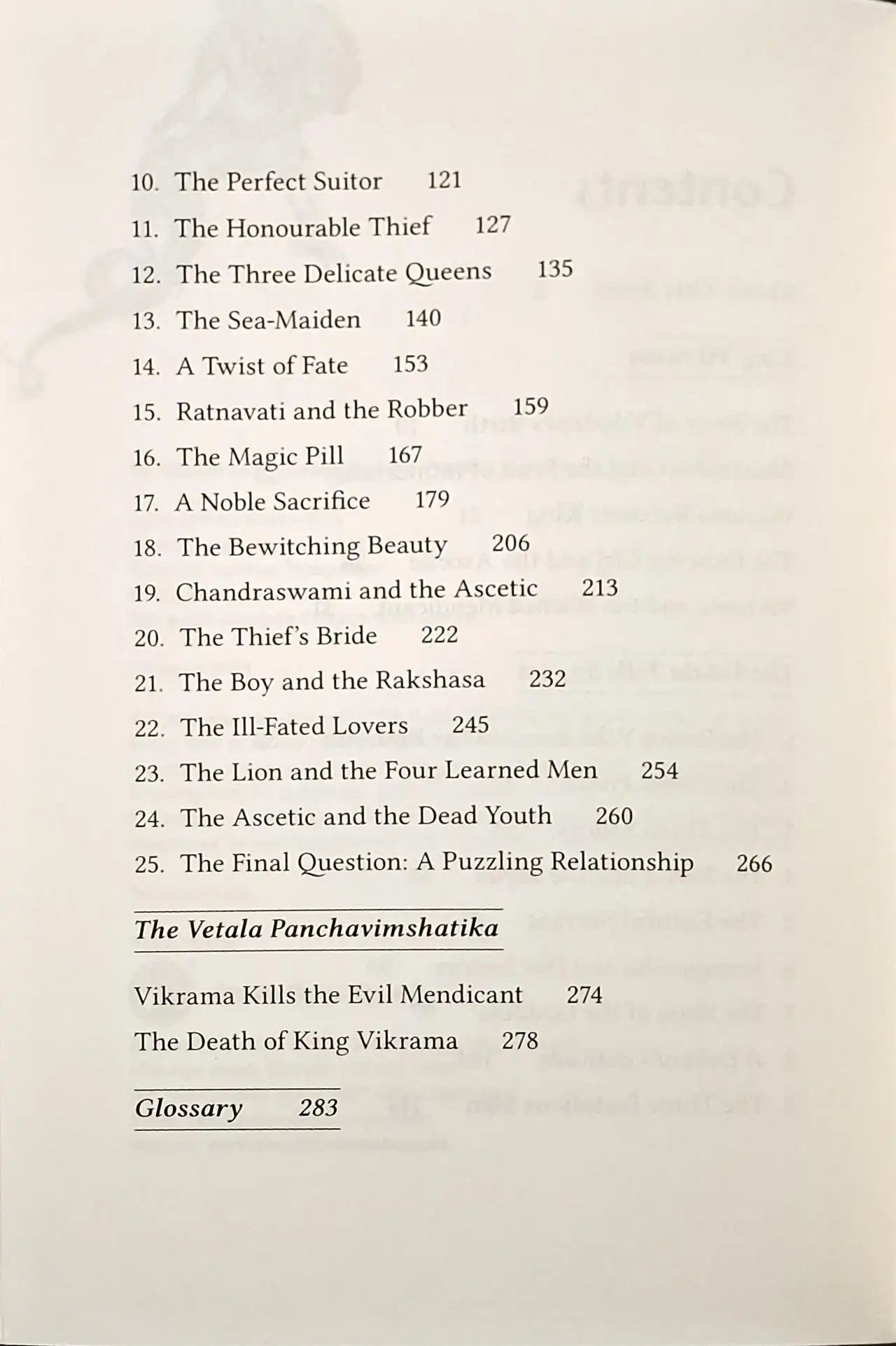 25 Tales of King Vikrama and the Vetala