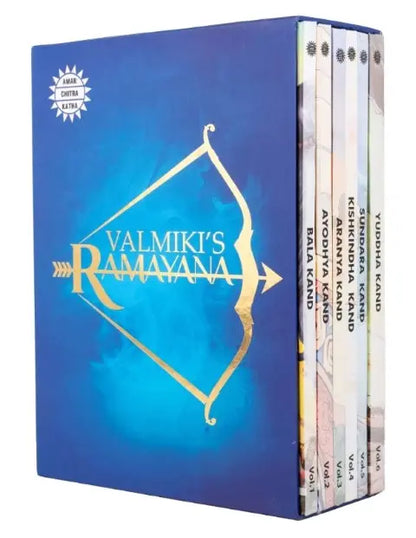 Amar Chitra Katha Valmiki's Ramayana Box Set of 6 Volumes - Image #1