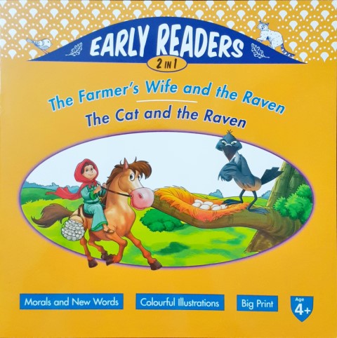 The Farmer's Wife And The Raven / The Cat And The Raven - Early Readers 2 in 1