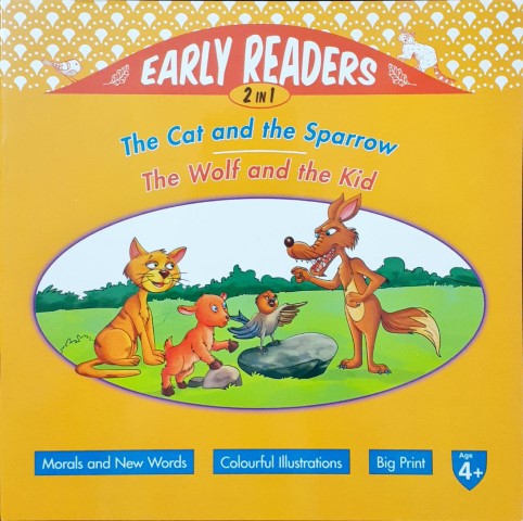 The Cat And The Sparrow / The Wolf And The Kid - Early Readers 2 in 1