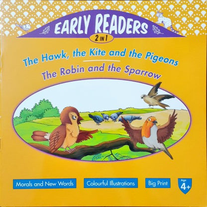 The Hawk The Kite And The Pigeons / The Robin And The Sparrow - Early Readers 2 in 1