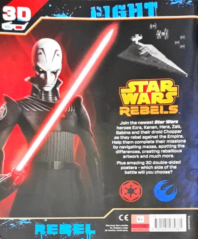 Star Wars Rebels 3D Activity Book With 3D Glasses