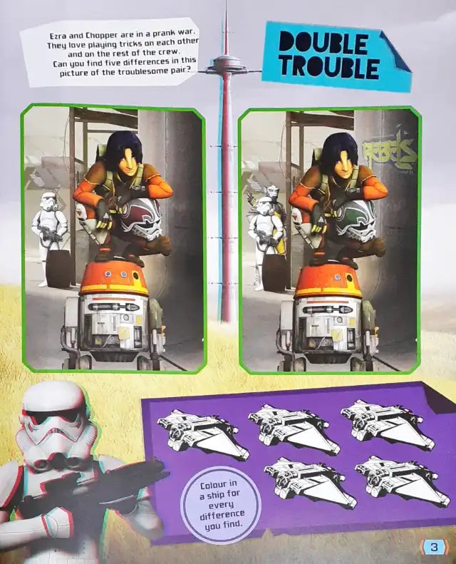 Star Wars Rebels 3D Activity Book With 3D Glasses