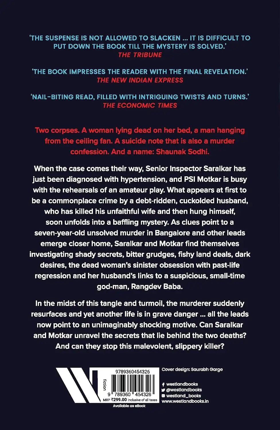 3 And A Half Murders : An Inspector Saralkar Mystery