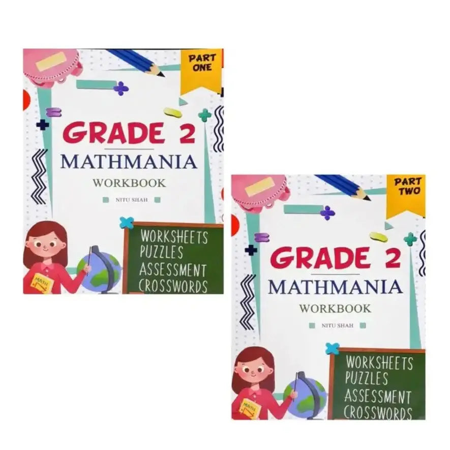 Mathmania Workbook Grade 2 Part One and Two - Image #1