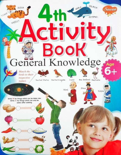 4th Activity Book General Knowledge (6+)