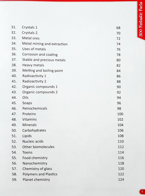 500 Fantastic Facts Chemistry STEM An Introduction to Science