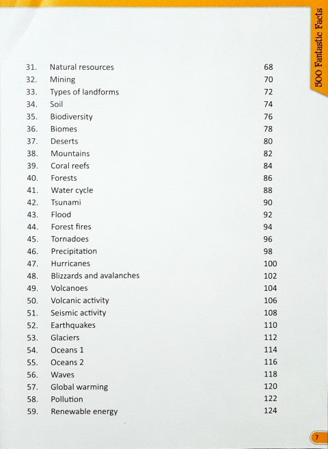 500 Fantastic Facts Geography STEM An Introduction to Science