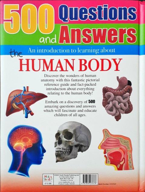 Main Human Questions 500 Questions and Answers Human Body – Books and You