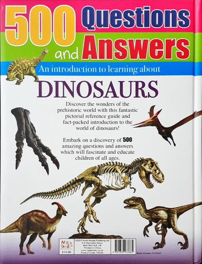 500 Questions and Answers Dinosaurs