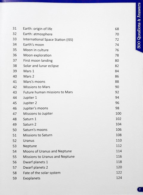 500 Questions and Answers Planets