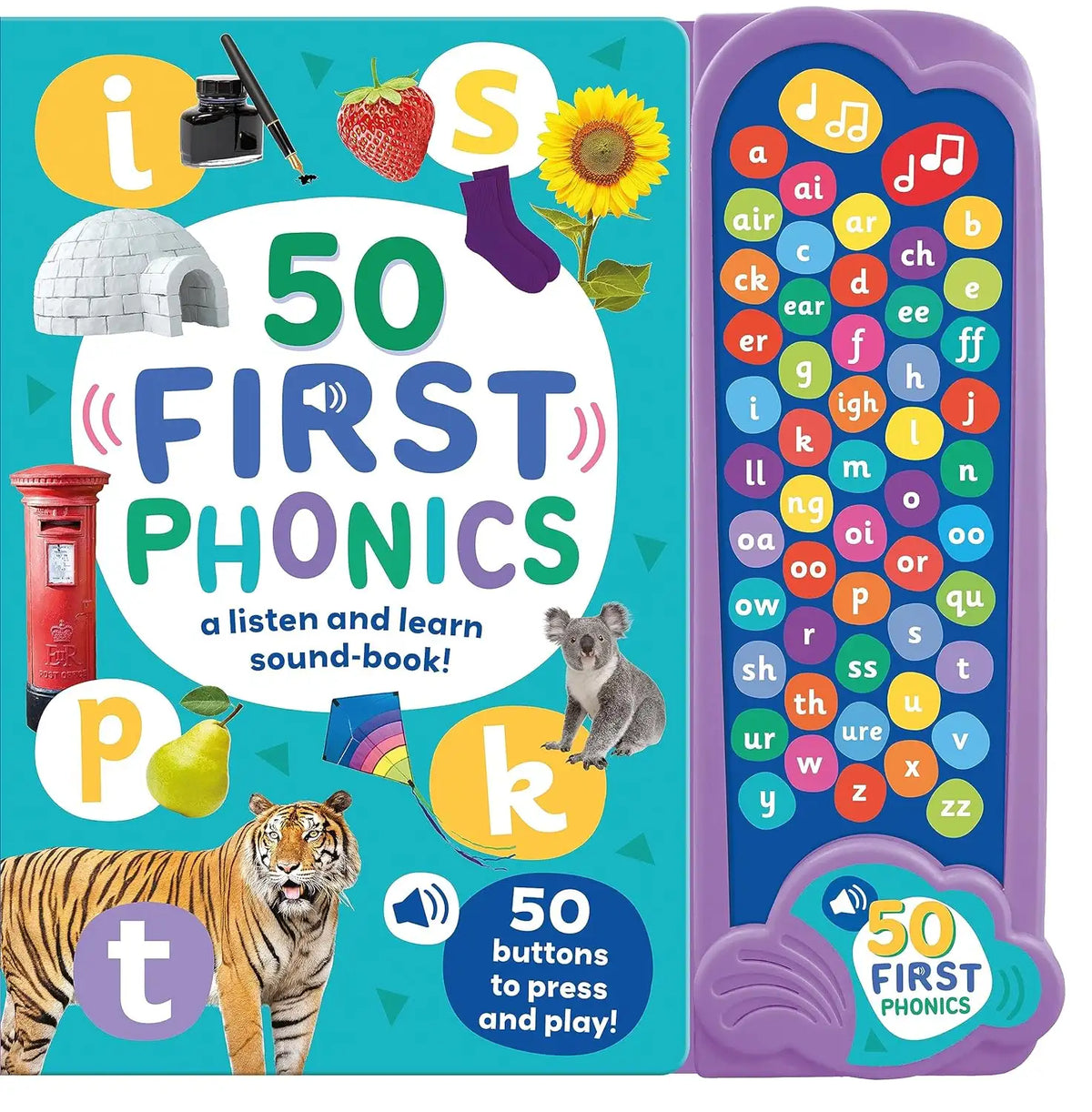First Phonis 50 First Phonics : A Listen and Learn Sound Book – Books and You